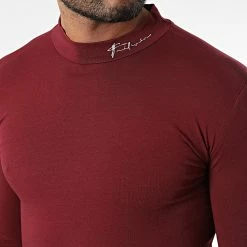 De gros 👏 Tee 👚 Shirt Manches Longues 5811 Bordeaux de Frilivin ⭐ -Promos Frilivin Magasin frilivin 340251 5811 WINE RED 20220926T154119 02