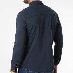 Sortie 👏 Chemise Manches Longues 4223 Bleu Marine de Frilivin 🌟 -Promos Frilivin Magasin frilivin 340256 4223 NAVY 20220926T154033 04