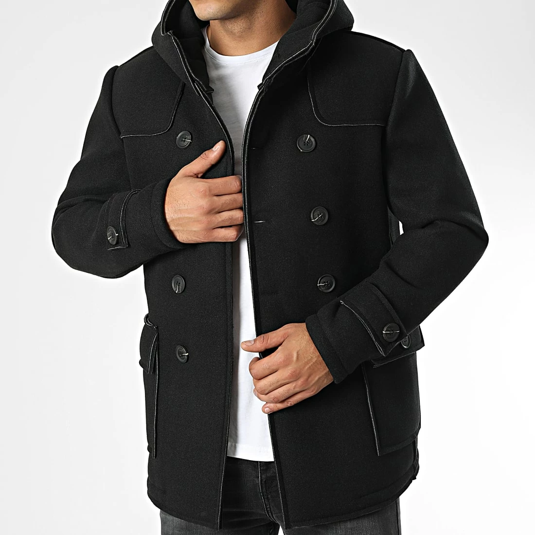 Budget ✔️ Manteau Capuche X16250 Noir de Frilivin 🔥 3 Budget ✔️ Manteau Capuche X16250 Noir de Frilivin 🔥