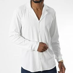 Meilleur prix 💯 Chemise Manches Longues X16107 Blanc de Frilivin ⭐