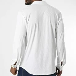 Meilleur prix 💯 Chemise Manches Longues X16107 Blanc de Frilivin ⭐ -Promos Frilivin Magasin frilivin 340296 X16107 WHITE 20221007T151931 04