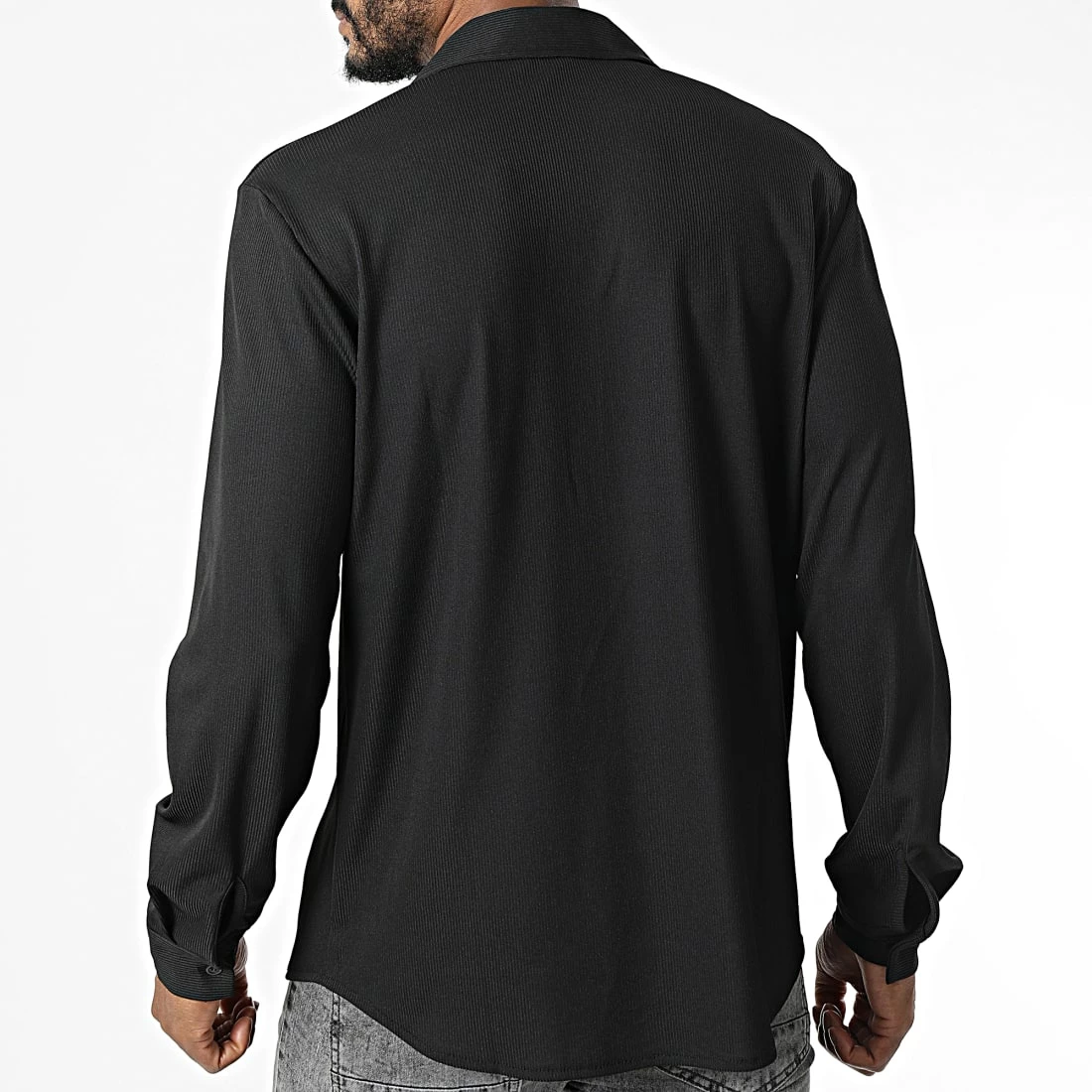 Meilleure vente 🤩 Chemise Manches Longues X16107 Noir de Frilivin 👏 6 Meilleure vente 🤩 Chemise Manches Longues X16107 Noir de Frilivin 👏 – Image 4