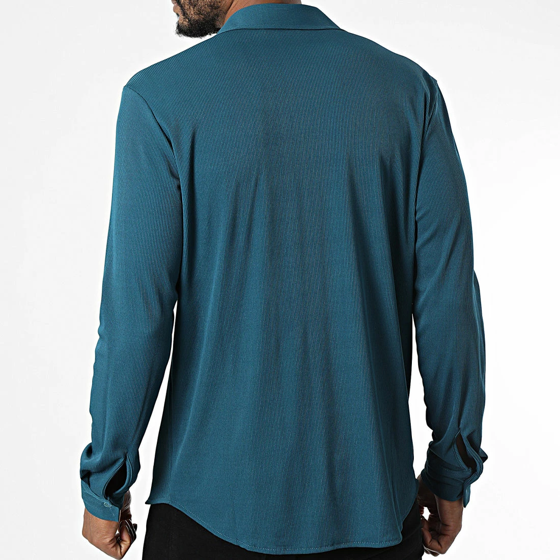 Meilleure affaire ⭐ Chemise Manches Longues X16107 Bleu Pétrole de Frilivin ❤️ 6 Meilleure affaire ⭐ Chemise Manches Longues X16107 Bleu Pétrole de Frilivin ❤️ – Image 4