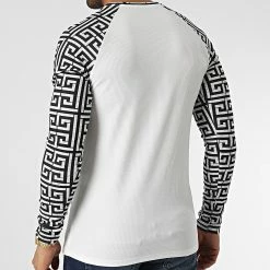 Nouveau 🎁 Tee 👚 Shirt Manches Longues D7539 Blanc Noir de Frilivin 👏 9 Nouveau 🎁 Tee 👚 Shirt Manches Longues D7539 Blanc Noir de Frilivin 👏 -Promos Frilivin Magasin frilivin 344576 D7539 WHITE 20221020T142352 04