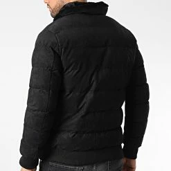 Promo 💯 Veste Zippée Col Fourrure FD8105 Noir de Frilivin 🔥 -Promos Frilivin Magasin frilivin 344582 FD8105 1 20221020T160249 04