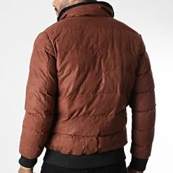 Meilleure affaire ⌛ Veste Zippée Col Fourrure FD8105 Marron de Frilivin ❤️ -Promos Frilivin Magasin frilivin 344583 FD8105 10 20221020T151721 04