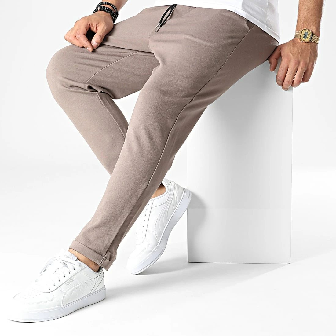 Meilleure vente 😀 Pantalon Chino X60080 Marron de Frilivin 🔥 5 Meilleure vente 😀 Pantalon Chino X60080 Marron de Frilivin 🔥 – Image 3