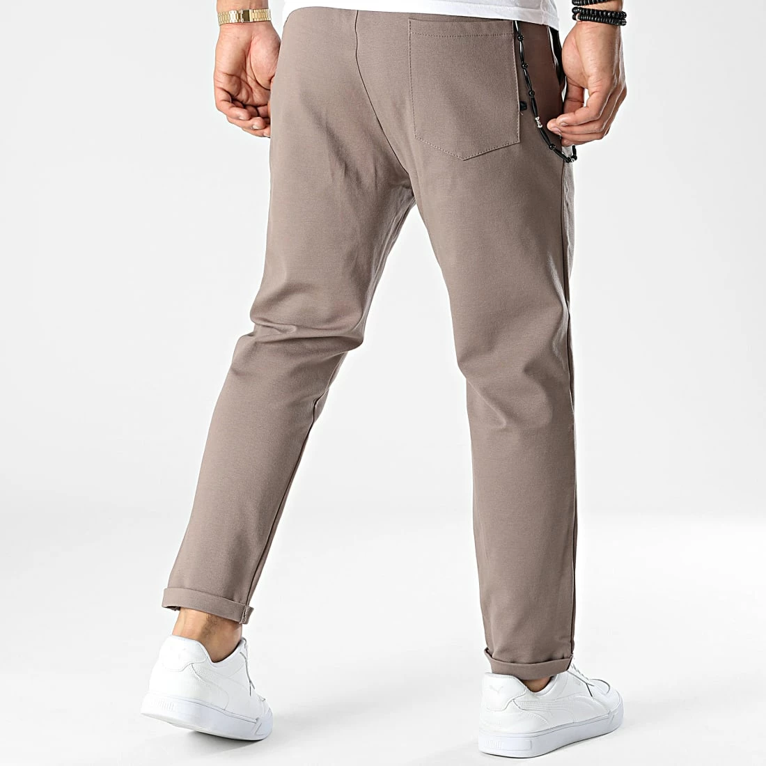 Meilleure vente 😀 Pantalon Chino X60080 Marron de Frilivin 🔥 6 Meilleure vente 😀 Pantalon Chino X60080 Marron de Frilivin 🔥 – Image 4