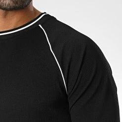 Meilleure affaire ⌛ Tee 👕 Shirt Manches Longues D7408 Noir de Frilivin ✔️ -Promos Frilivin Magasin frilivin 344607 D7408 BLACK 20221020T141325 02