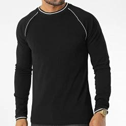 Meilleure affaire ⌛ Tee 👕 Shirt Manches Longues D7408 Noir de Frilivin ✔️ -Promos Frilivin Magasin frilivin 344607 D7408 BLACK 20221020T141327 03