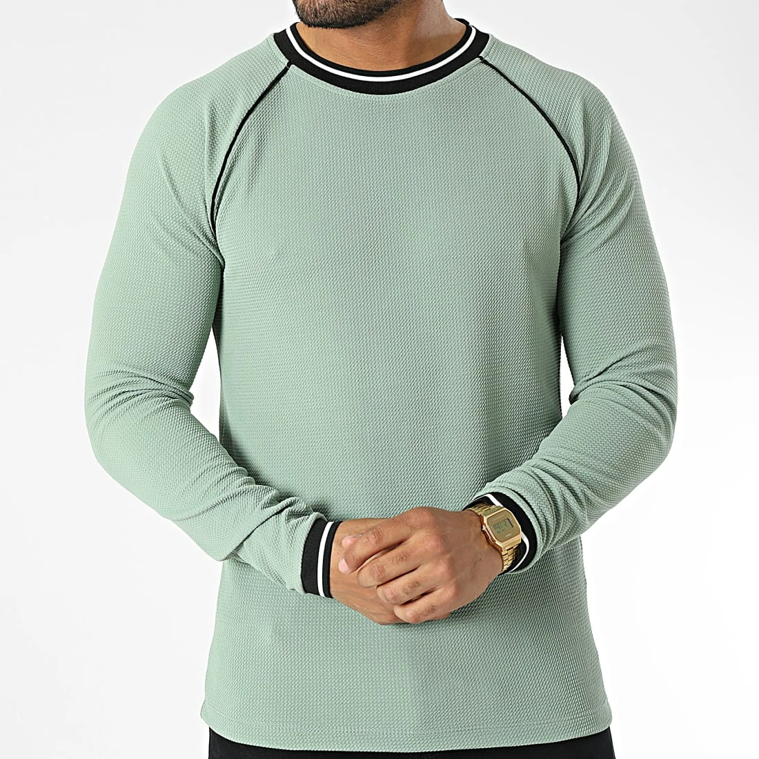 Offres 🔥 Tee 👕 Shirt Manches Longues D7408 Vert de Frilivin ⌛ 5 Offres 🔥 Tee 👕 Shirt Manches Longues D7408 Vert de Frilivin ⌛ – Image 3