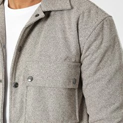 Promo 🎉 Surchemise X16215 Beige Chiné de Frilivin 🎁 -Promos Frilivin Magasin frilivin 344632 X16215 BEIGE 20221020T143810 02