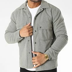 Acheter 💯 Surchemise X16215 Gris Chiné de Frilivin 💯