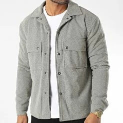 Acheter 💯 Surchemise X16215 Gris Chiné de Frilivin 💯 -Promos Frilivin Magasin frilivin 344633 X16215 GREEN 20221020T143828 03