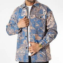 Nouveau 👏 Veste Jean 220054 Bleu Rose de Frilivin ✨