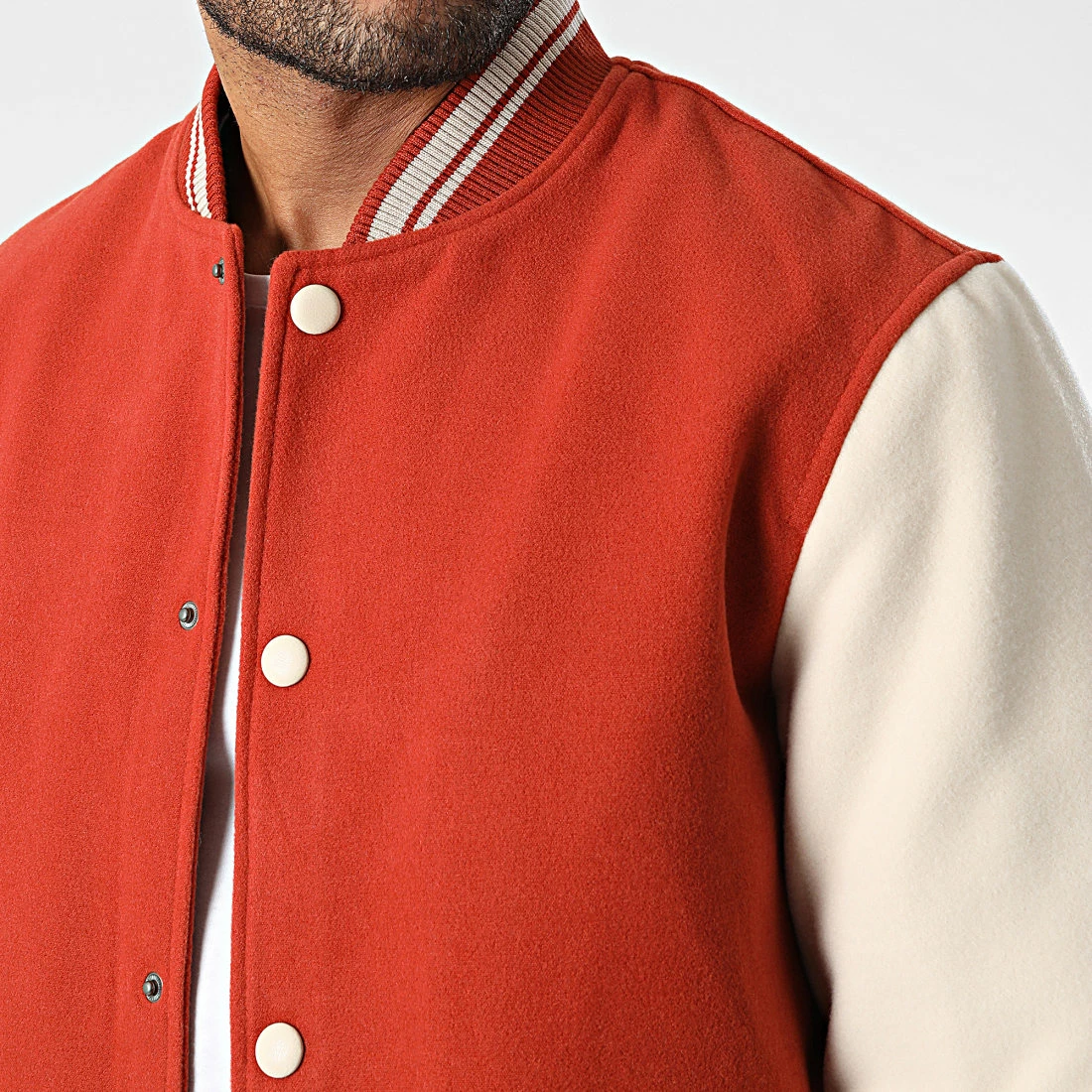 Meilleure affaire ⌛ Veste Teddy QQ160R22 Rouge Brique de Frilivin 🤩 4 Meilleure affaire ⌛ Veste Teddy QQ160R22 Rouge Brique de Frilivin 🤩 – Image 2