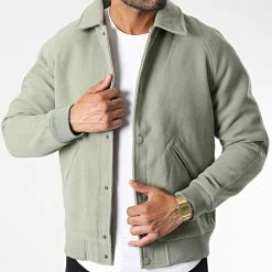 Promo ⌛ Veste QQ160T23 Vert Kaki de Frilivin ⭐