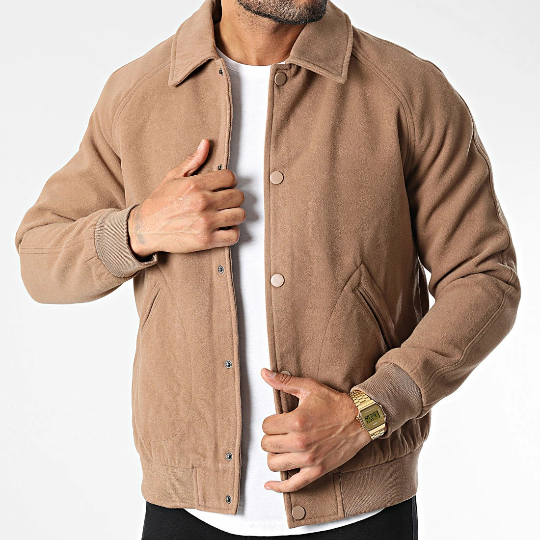 Budget 🔥 Veste QQ160T23 Marron de Frilivin 🤩 3 Budget 🔥 Veste QQ160T23 Marron de Frilivin 🤩