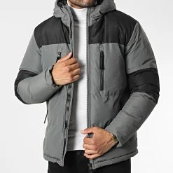 Grosses soldes 👍 Doudoune Capuche FD8153 Vert Kaki de Frilivin 😍