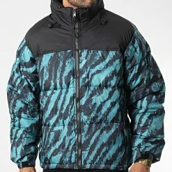 Meilleure vente 🤩 Doudoune Capuche JK2020 Noir Vert de Frilivin 💯