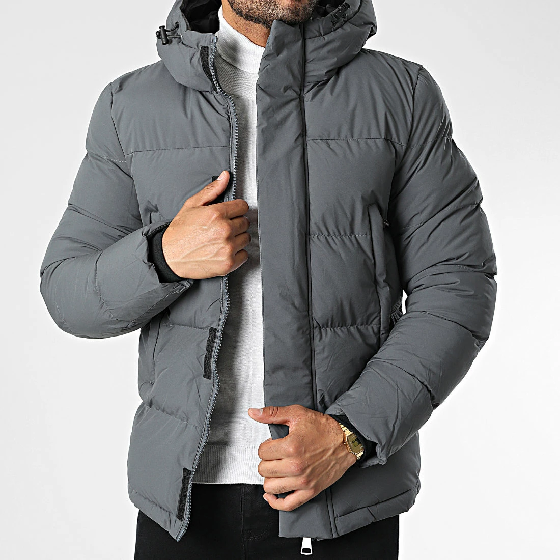 Top 10 😉 Doudoune Capuche AB6651 Gris de Frilivin ⌛ 3 Top 10 😉 Doudoune Capuche AB6651 Gris de Frilivin ⌛