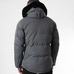 Grosses soldes 🤩 Parka Capuche Fourrure FD832 Gris de Frilivin 👍 -Promos Frilivin Magasin frilivin 344719 FD832 4 20221025T153337 04