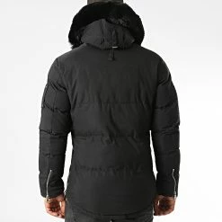 Le moins cher 🎁 Parka Capuche Fourrure FD832 Noir de Frilivin 🧨 -Promos Frilivin Magasin frilivin 344721 FD832 1 20221024T145717 04