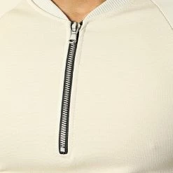 Meilleure vente 🎁 Tee 👚 Shirt Manches Longues Col Zippé 5815 Beige de Frilivin 🔥 -Promos Frilivin Magasin frilivin 344738 5815 BEIGE 20221026T135157 02