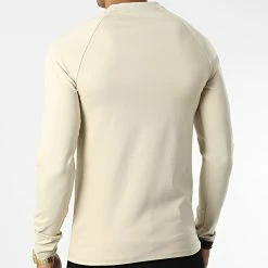 Meilleure vente 🎁 Tee 👚 Shirt Manches Longues Col Zippé 5815 Beige de Frilivin 🔥 -Promos Frilivin Magasin frilivin 344738 5815 BEIGE 20221026T135159 04