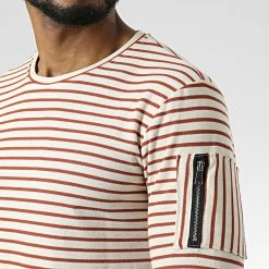 Nouveau ⌛ Tee 👚 Shirt Manches Longues X16318 Beige de Frilivin ❤️ -Promos Frilivin Magasin frilivin 344748 X16318 RED 20221031T141121 02