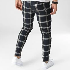 Meilleure vente 🔥 Pantalon A Carreaux 10189 Bleu Marine de Frilivin ❤️ -Promos Frilivin Magasin frilivin 344751 10189 20221108T152219 04