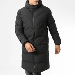 Vente flash 🔔 Doudoune Capuche Longue FD8161 Noir de Frilivin ❤️ -Promos Frilivin Magasin frilivin 344757 FD8161 1 20221024T145429 03