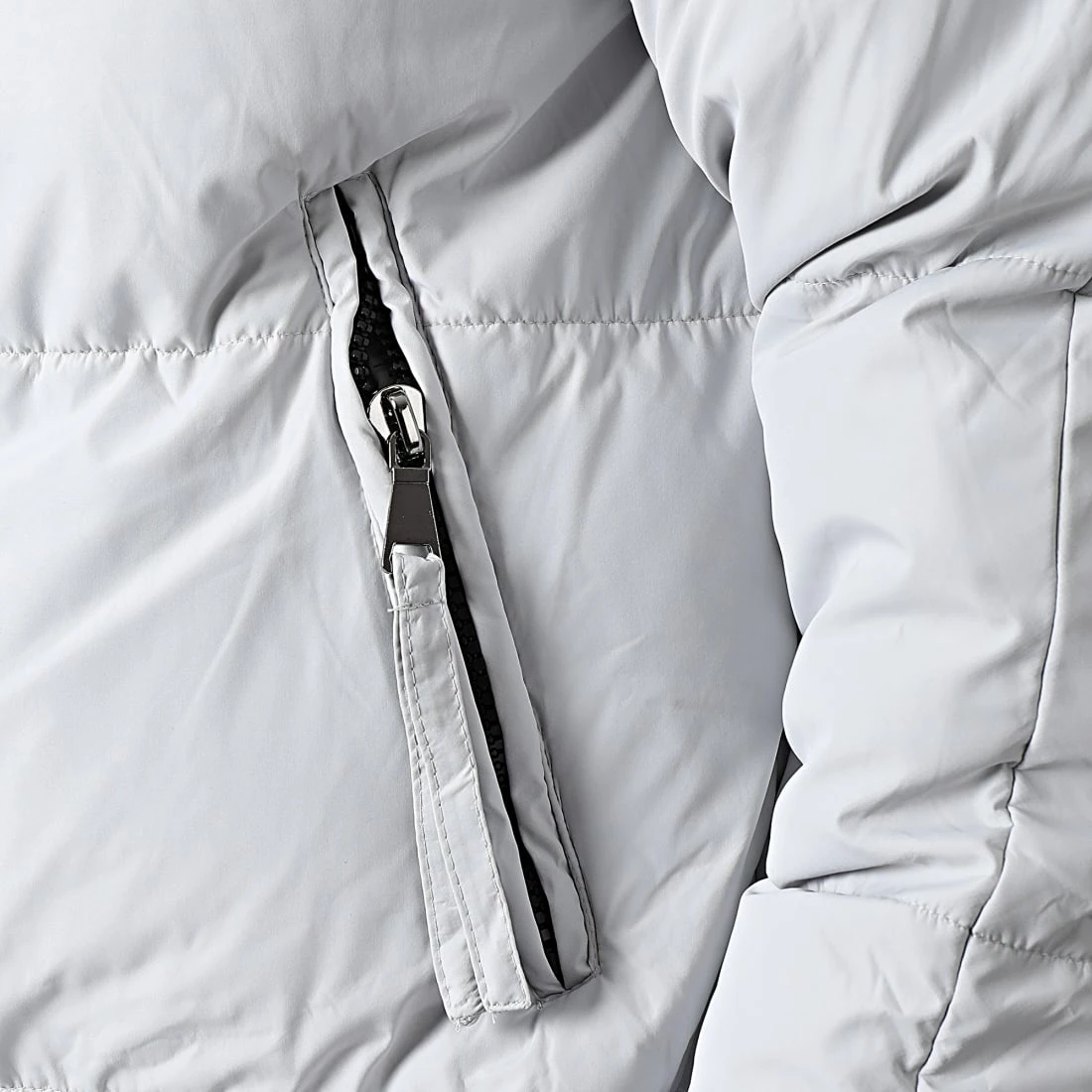 Nouveau 🌟 Doudoune Capuche Longue FD8156 Gris de Frilivin ⭐ 4 Nouveau 🌟 Doudoune Capuche Longue FD8156 Gris de Frilivin ⭐ – Image 2