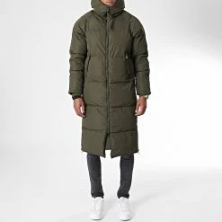 Remise ⌛ Doudoune Capuche Longue FD8156 Vert Kaki de Frilivin ✔️ -Promos Frilivin Magasin frilivin 344805 FD8156 2 20221025T151032 03