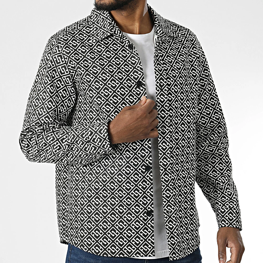 Sortie 👏 Surchemise 22197 Noir de Frilivin 😍 3 Sortie 👏 Surchemise 22197 Noir de Frilivin 😍