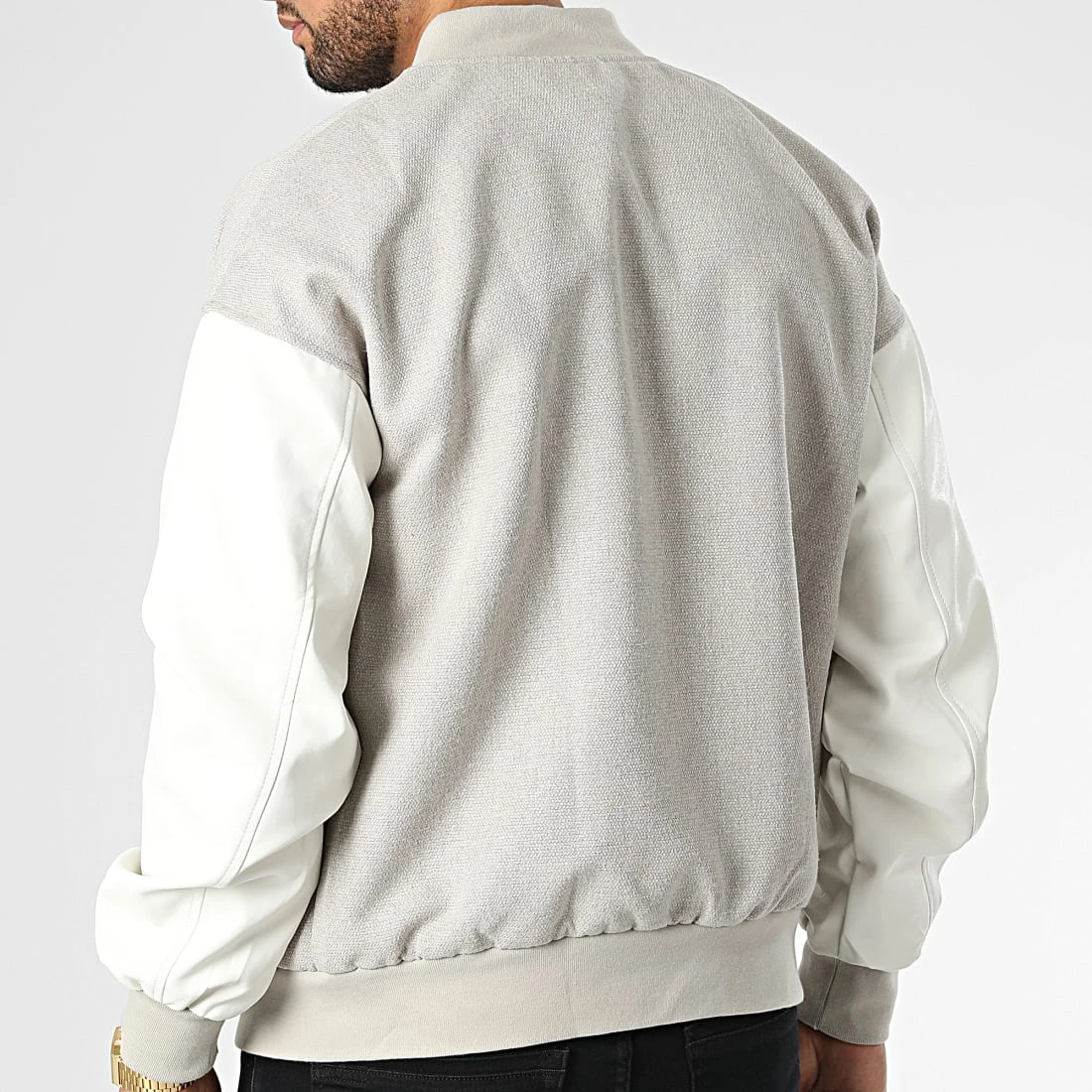 Nouveau 🛒 Veste Zippée BM1687 Beige de Frilivin ✔️ 6 Nouveau 🛒 Veste Zippée BM1687 Beige de Frilivin ✔️ – Image 4