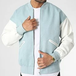 Sortie ⌛ Veste Zippée BM1687 Turquoise de Frilivin 🤩