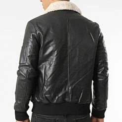 Top 10 😉 Veste Zippée Col Mouton QQ650 Noir Blanc de Frilivin 🧨 -Promos Frilivin Magasin frilivin 344872 QQ650 5 20221024T145254 04