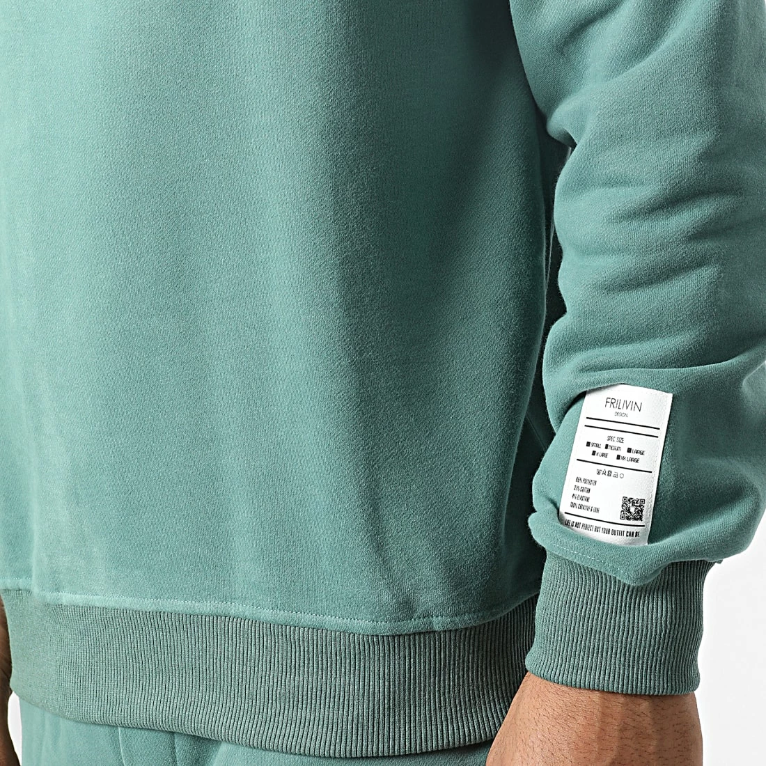 Le moins cher 👏 Ensemble De Survetement BM1688 Vert de Frilivin 🤩 4 Le moins cher 👏 Ensemble De Survetement BM1688 Vert de Frilivin 🤩 – Image 2