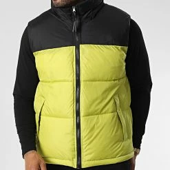 Budget 🤩 Doudoune Sans Manches Capuche JK2105 Vert de Frilivin 👍