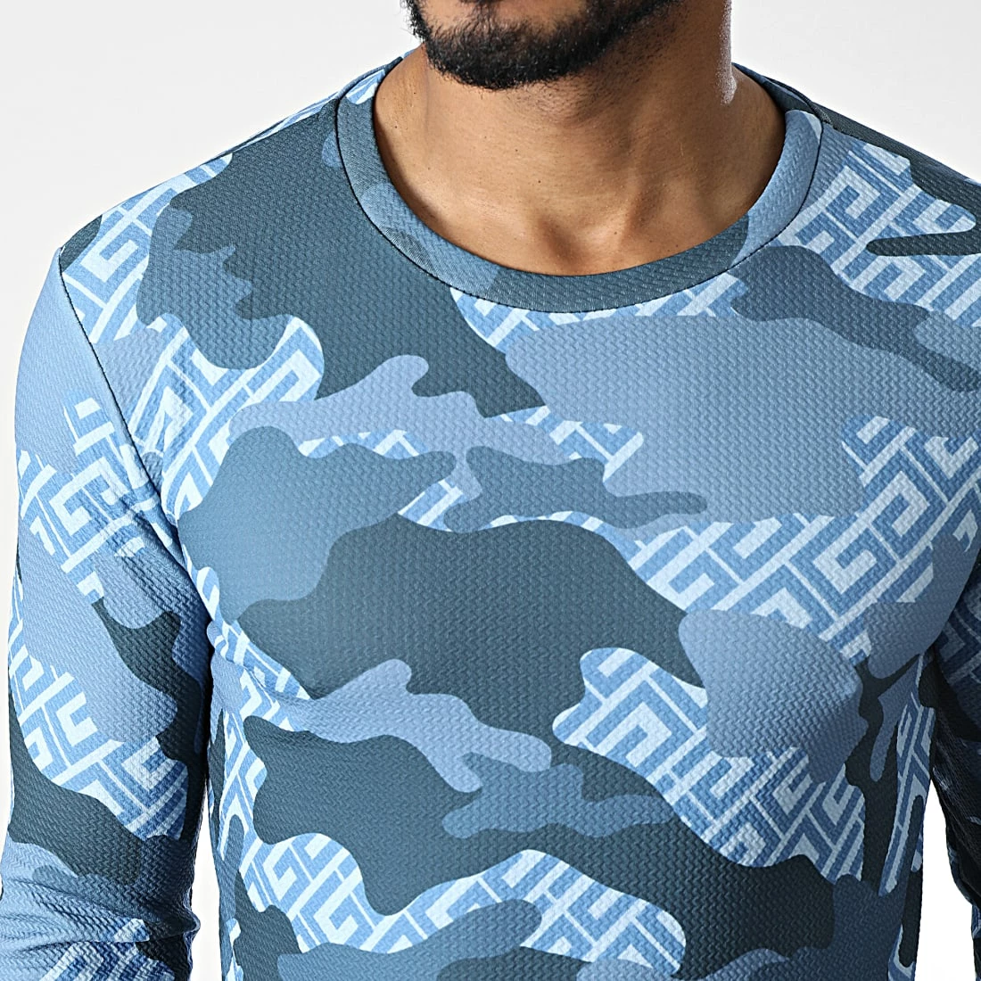 Sortie ✨ Tee 👕 Shirt Manches Longues D7538 Bleu de Frilivin 🥰 4 Sortie ✨ Tee 👕 Shirt Manches Longues D7538 Bleu de Frilivin 🥰 – Image 2