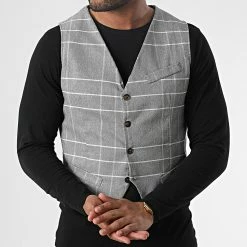 Promo 🔥 Gilet 6579 Gris Chiné de Frilivin ❤️ -Promos Frilivin Magasin frilivin 344926 6579 1 20221104T152124 03