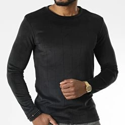 Budget 🤩 Tee 👕 Shirt Manches Longues D7537 Noir de Frilivin 💯 -Promos Frilivin Magasin frilivin 344929 D7537 BLACK 20221031T140244 03