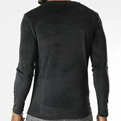 Budget 🤩 Tee 👕 Shirt Manches Longues D7537 Noir de Frilivin 💯 -Promos Frilivin Magasin frilivin 344929 D7537 BLACK 20221031T140245 04