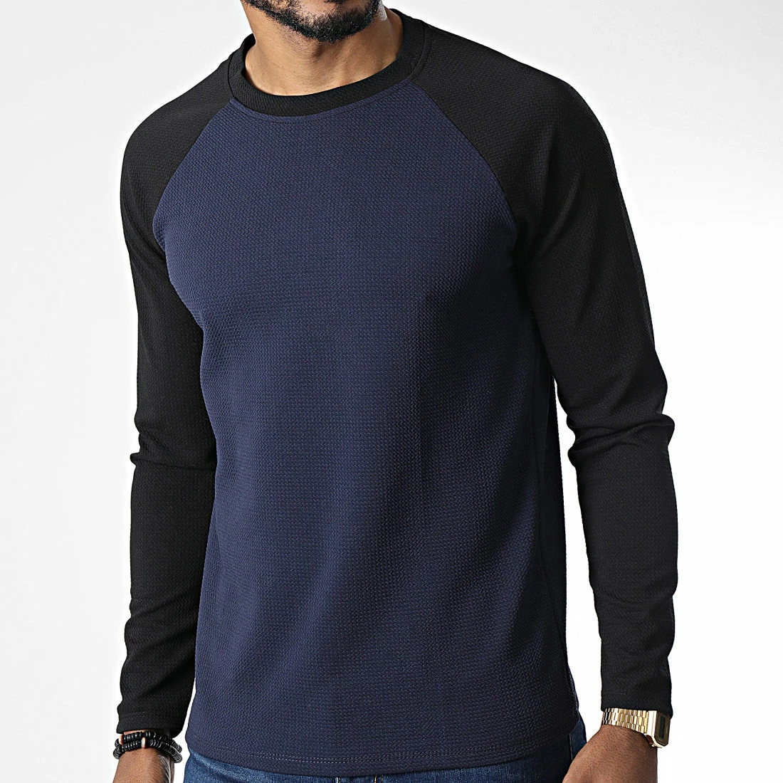 Grosses soldes 🔔 Tee 👚 Shirt Manches Longues 6571 Bleu Marine de Frilivin 🥰 5 Grosses soldes 🔔 Tee 👚 Shirt Manches Longues 6571 Bleu Marine de Frilivin 🥰 – Image 3