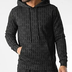 Bon marché 🎁 Ensemble De Survetement D7263 Noir Gris Anthracite de Frilivin 🎁 -Promos Frilivin Magasin frilivin 344955 D7263 BLACK 20221021T154617 03