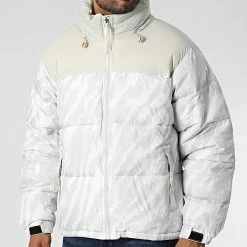 Tout neuf 👏 Doudoune Capuche JK2020 Blanc de Frilivin 🌟 -Promos Frilivin Magasin frilivin 344964 JK2020 WHITE CAMO 20221024T160546 03