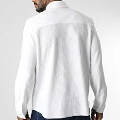 Remise 😉 Chemise Manches Longues 219216 Blanc de Frilivin 😉 -Promos Frilivin Magasin frilivin 344982 219216 BIANCO 20221024T151249 04