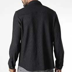 Meilleure affaire 😀 Chemise Manches Longues 219216 Noir de Frilivin 😉 -Promos Frilivin Magasin frilivin 344985 219216 NERO 20221020T155318 04