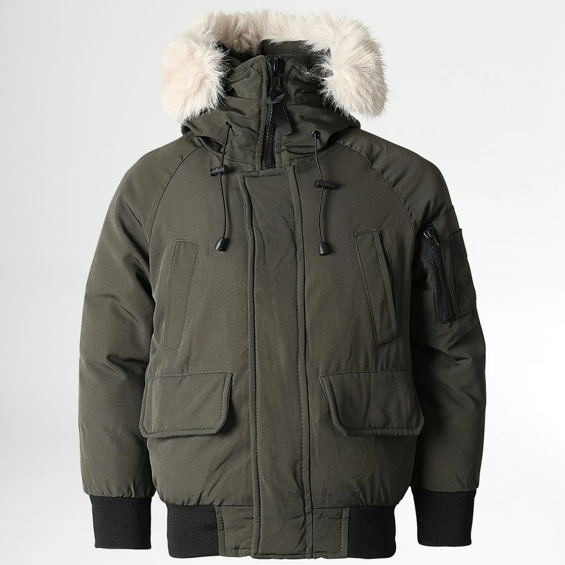 Grosses soldes 🔥 Parka Fourrure Enfant FD901 Vert Kaki de Frilivin 🥰 3 Grosses soldes 🔥 Parka Fourrure Enfant FD901 Vert Kaki de Frilivin 🥰